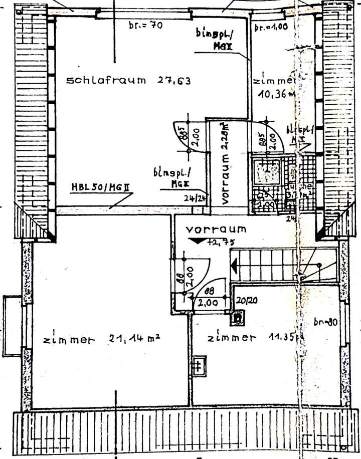 Grundriss Dachgeschoss