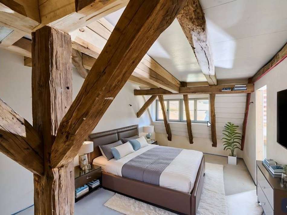 Schlafzimmer, visualisiert