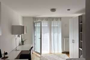 Helle 1- Zimmer-Wohnung mit Balkon in Mainz, möbliert – Anni-Eisler-Lehmann-Straße 4, 55122 Hartenberg-Münchfeld, Mainz – Vorschaubild 1