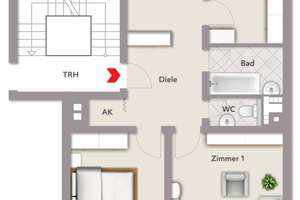 Gut geschnittene 3-Zimmer-Wohnung mit Stellplatz in Sennestadt – Die vollständige Adresse der Immobilie erhältst du vom Anbieter., 33689 Sennestadt, Bielefeld – Vorschaubild 19