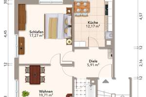 Charmante 2-Zimmer-Altbauwohnung in der Weststadt – 89077 Weststadt, Ulm – Vorschaubild 5