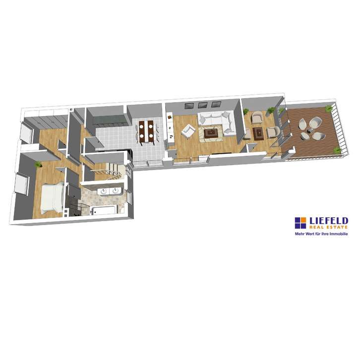 OG Vorderhaus  und Anbau