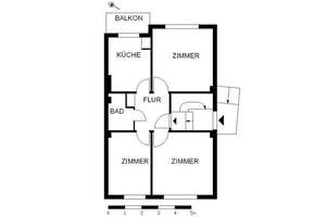 Schöne 3-Zimmer-Wohnung mit Balkon – Heinrich-Hoops-Str. 11, 28719 Burg-Grambke, Bremen – Vorschaubild 4