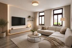 Helle 2-Raum-Wohnung mit Tageslichtbad, Einbauküche und Gemeinschaftsgarten – Kreherstraße 13, 9126 Gablenz, Chemnitz – Vorschaubild 3