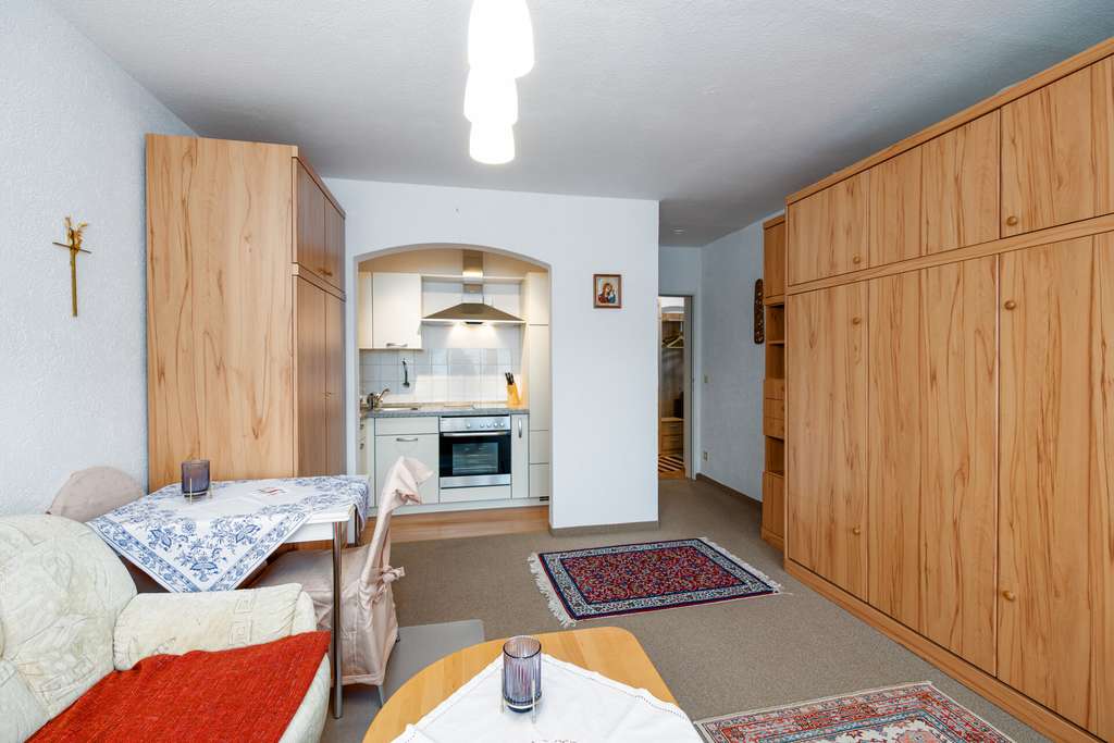 Immobilie in Wallgau - Attraktive 1-Zimmer-Wohnung in Wallgau mit Balkon und Stellplatz - Bild 1