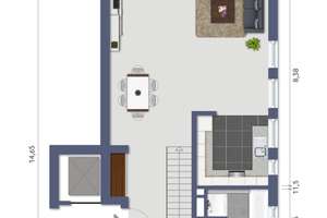 Exclusive Maisonette-Wohnung mit Balkon in Dortmund-Bittermark