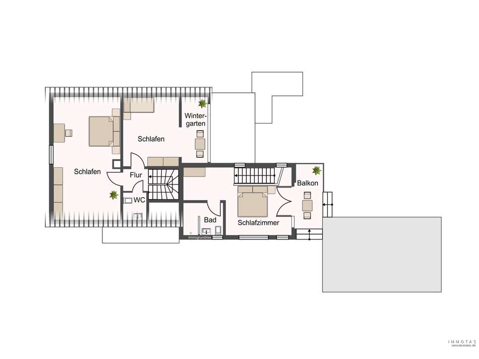 Grundriss Obergeschoss