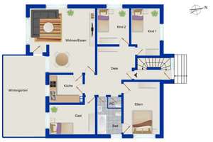 Massives 2-Familien-Haus auf ca. 1.206 m² Grundstück in Top-Lage von Seevetal - Emmelndorf – Die vollständige Adresse der Immobilie erhältst du vom Anbieter., 21218 Seevetal – Vorschaubild 14