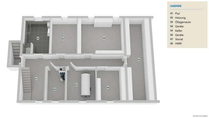 Grundriss Keller