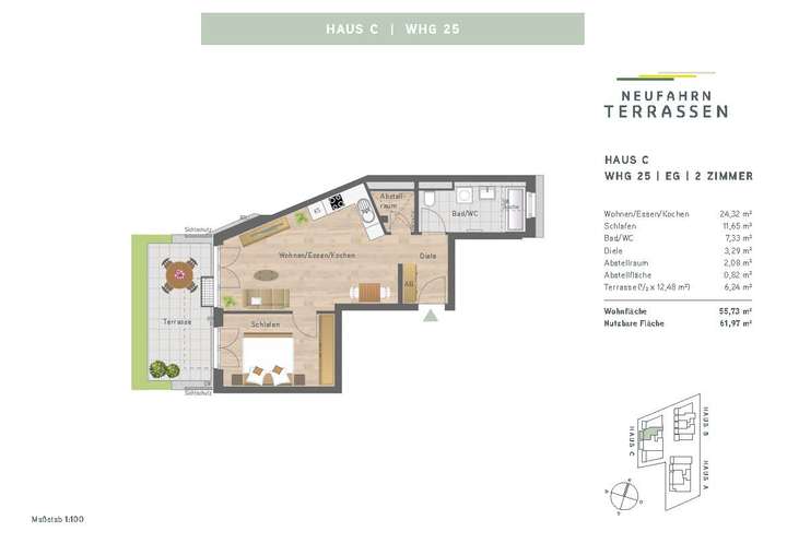 Grundriss Wohnung 25