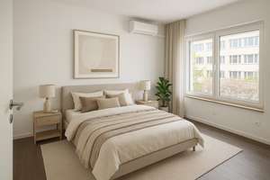  Klimaanlage! Helle 3-Zimmer-Wohnung in ruhigem 3-Parteien-Haus mit großem Südost-Balkon  im 2. OG