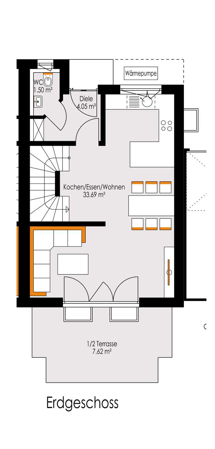 Grundriss Erdgeschoss