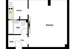 Mitte-Tiergarten: 1-Zimmer-Wohnung nahe Regierungsviertel – jetzt zum guten Kurs! – Die vollständige Adresse der Immobilie erhältst du vom Anbieter., 10557 Moabit, Berlin – Vorschaubild 8