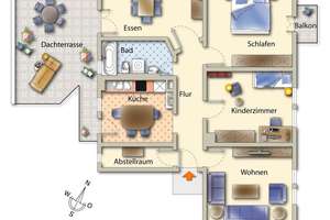 Charmante 4-Zimmer -Wohnung im Herzen von Rheinau – Die vollständige Adresse der Immobilie erhältst du vom Anbieter., 68219 Rheinau, Mannheim – Vorschaubild 11