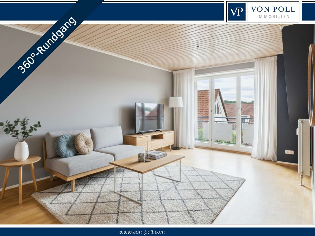 Immobilie in Allersberg - Ihr neues Zuhause: Großzügige Maisonette-Wohnung in ruhiger Lage von Allersberg - Bild 3