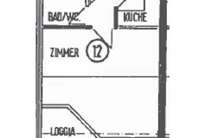 *Sammelbesichtigung, Fr., 11.09. 12:00 UHR* Helles, großes 1-Zi. Appartment mit EBK und Balkon! – 64283 Mitte, Darmstadt – Vorschaubild 5