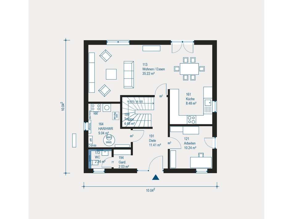 Modernes Einfamilienhaus
