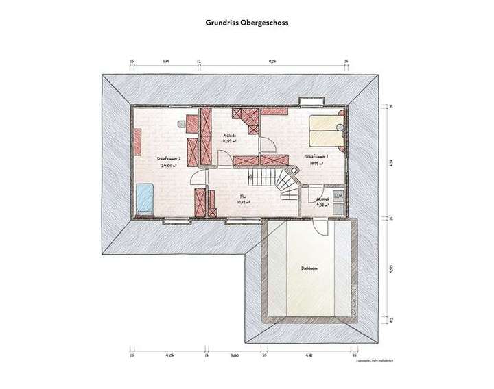 Grundriss Obergeschoss