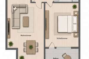 Fix & Flip Chance in Münster-Nienberge – 2-Zimmer-Wohnung mit Potenzial – Die vollständige Adresse der Immobilie erhältst du vom Anbieter., 48161 Nienberge, Münster – Vorschaubild 3