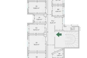 Attraktive 9-Zimmer-Wohnung mit 2 Dachterrassen, 2 Einbauküchen sowie 3 Nasszellen in zentraler Lage – Die vollständige Adresse der Immobilie erhältst du vom Anbieter., 70178 Rotebühl, Stuttgart – Vorschaubild 15