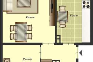 2-Zimmer-Wohnung mit großem Balkon in Duisburg Wanheimerort – Fischerstraße 16, 47055 Wanheimerort, Duisburg – Vorschaubild 3