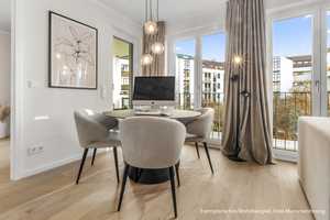 Möbliert: 3-Zimmer Mietwohnung direkt am Westpark - All-Inclusive-Miete – Nestroystraße 13, 81373 München – Vorschaubild 3