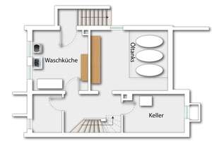 Langweilig war gestern - Moderne außergewöhnliche DHH mit Flair – Die vollständige Adresse der Immobilie erhältst du vom Anbieter., 90455 Kornburg, Worzeldorf, Nürnberg – Vorschaubild 9