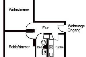 Geschmackvolle 2-Raum-Wohnung mit Balkon in Hamburg Horn – Hamburg – Vorschaubild 8