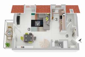 Mal etwas anderes! Helle, außergewoehnliche Maisonette mit Aufzug! – Die vollständige Adresse der Immobilie erhältst du vom Anbieter., 74906 Bad Rappenau – Vorschaubild 11