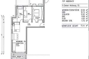Moderne 3-Zimmer-Erdgeschosswohnung mit Terrasse, Fußbodenheizung und Tiefgaragenstellplatz – Kemptener Straße 60, 87600 Kaufbeuren (Kernstadt), Kaufbeuren – Vorschaubild 12
