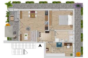 Bezugsfertig! Moderne, seniorengerechte Wohnung mitten in Sterkrade! – Die vollständige Adresse der Immobilie erhältst du vom Anbieter., 46145 Sterkrade-Mitte, Oberhausen – Vorschaubild 11