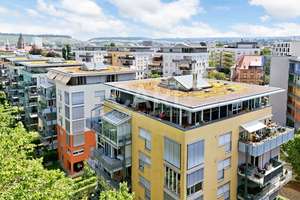 Attraktive Penthouse-Wohnung mit toller Dachterrasse –  urbanes Wohnen am Neckar!