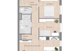 Exklusive 3,5 Zimmer-Wohnung mit Süd-Ost-Balkon – Marienstraße 7, 74354 Besigheim – Vorschaubild 1