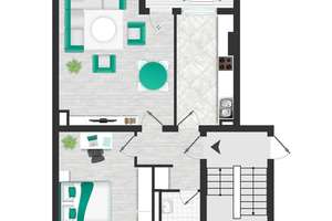 Provisionsfrei & Bezugsfreie 2 ZKB mit Balkon - SCHWACHHAUSEN-Riensberg – Wätjenstraße 63, 28213 Riensberg, Bremen – Vorschaubild 25