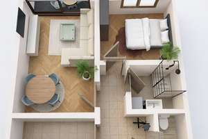 Create your space: 
2-Zimmer-Wohnung mit Potenzial – Die vollständige Adresse der Immobilie erhältst du vom Anbieter., 51109 Neubrück, Köln – Vorschaubild 2