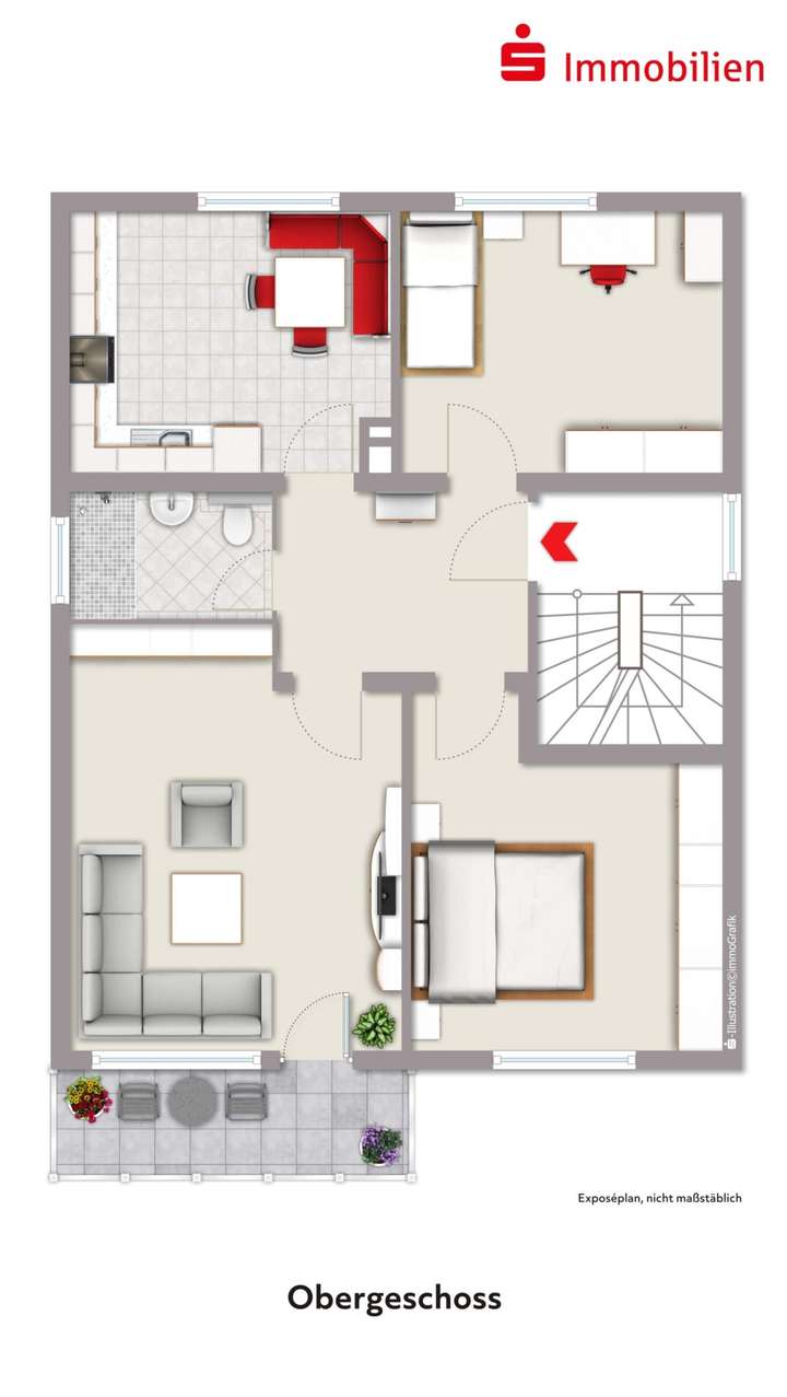 Grundriss 1. Obergeschoss