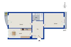 Schöne vermietete 2 Zimmer-Wohnung mit TG-Stellplatz am Wasser und an der Wuhlheide in Berlin – Die vollständige Adresse der Immobilie erhältst du vom Anbieter., 12459 Oberschöneweide, Berlin – Vorschaubild 15
