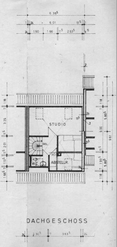 Grundriss Dachgeschoss