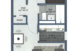 2 Raumwohnung München Pasing-Obermenzing  mit PKW-TG-Stellplatz