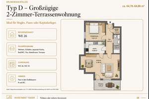 Kompakte 2-Zimmer-Balkonwohnung in Düsseldorf-Wittlaer – vermietet & provisionsfrei – Die vollständige Adresse der Immobilie erhältst du vom Anbieter., 40489 Wittlaer, Düsseldorf – Vorschaubild 14