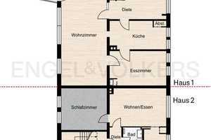 Attraktives Immobilienpaket: 2 Wohnhäuser inkl. Praxis oder Kanzlei – Düren (Kreis) – Vorschaubild 7