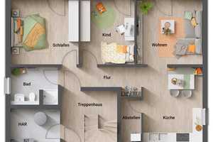 Zukunftsorientiert bauen – mit diesem Zweifamilienhaus – Lichtenfels (Kreis) – Vorschaubild 5