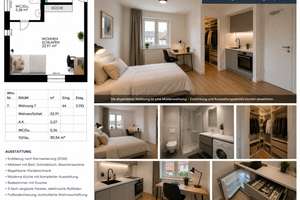 Kernsanierte & möblierte 1-Zimmer Wohnung im Zentrum von Heilbronn