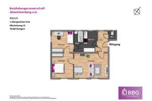 Schöne 3-Zimmer-Wohnung – Höscheleweg 15, 70188 Uhlandshöhe, Stuttgart – Vorschaubild 3