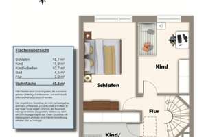 Wohnen im Alstertal! Sonniges Mittelreihenhaus in HH-Poppenbüttel.  – Ilkstraat 54, 22399 Poppenbüttel, Hamburg – Vorschaubild 14