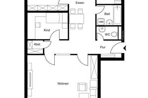 3,5 -Zimmer-Wohnung im 3. OG, Stuttgart-Möhringen: Weitblick, Balkon, TG-Garage/ sofort bezugsfertig – Die vollständige Adresse der Immobilie erhältst du vom Anbieter., 70567 Möhringen-Ost, Stuttgart – Vorschaubild 46