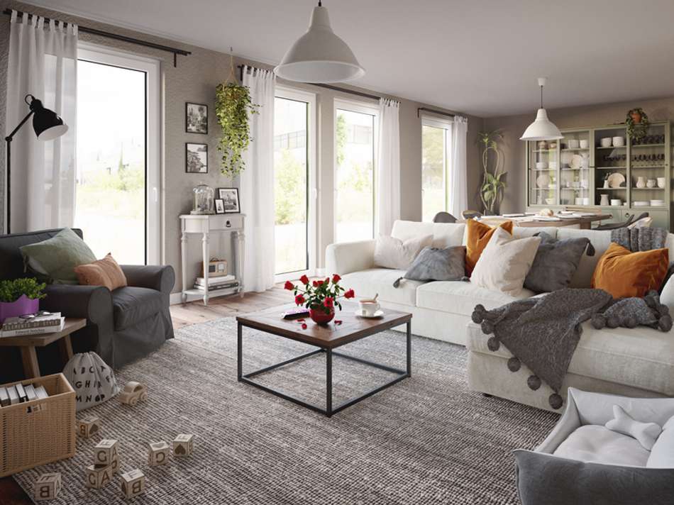 Wohnbeispiel Wohnzimmer