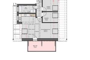 KfW 55 Energie A+ loftige Eigentumswohnung im Dachgeschoss mit 3,5 Zimmern und großem Südbalkon – Drahtzieherstraße 7, 90453 Krottenbach, Mühlhof, Nürnberg – Vorschaubild 2