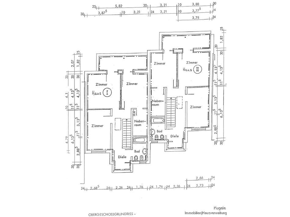 Grundriss Obergeschoss