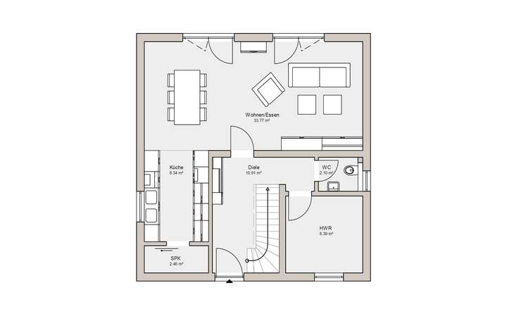 Grundriss Erdgeschoss